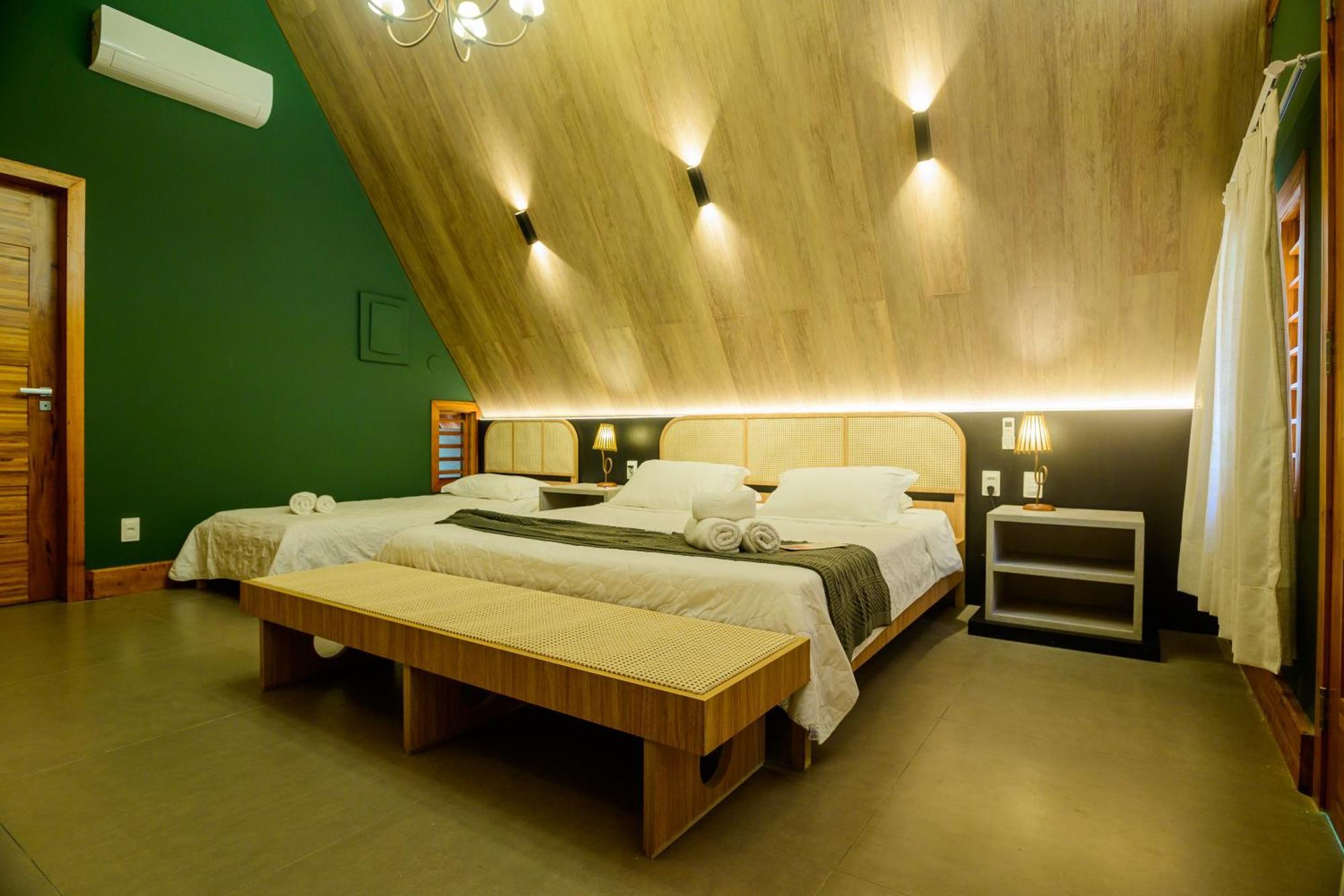 Hotel Vale Das Nuvens กวารามีรันกา ภายนอก รูปภาพ
